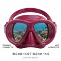 Kindersnorkelbril op Sterkte Roze — Extra productfoto (2/4) — op sterkte, snorkel- en duikmaskers — Optidive