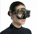 Snorkelbril op Sterkte Camouflage — Detailopname (3/4) — op sterkte, snorkel- en duikmaskers — Optidive