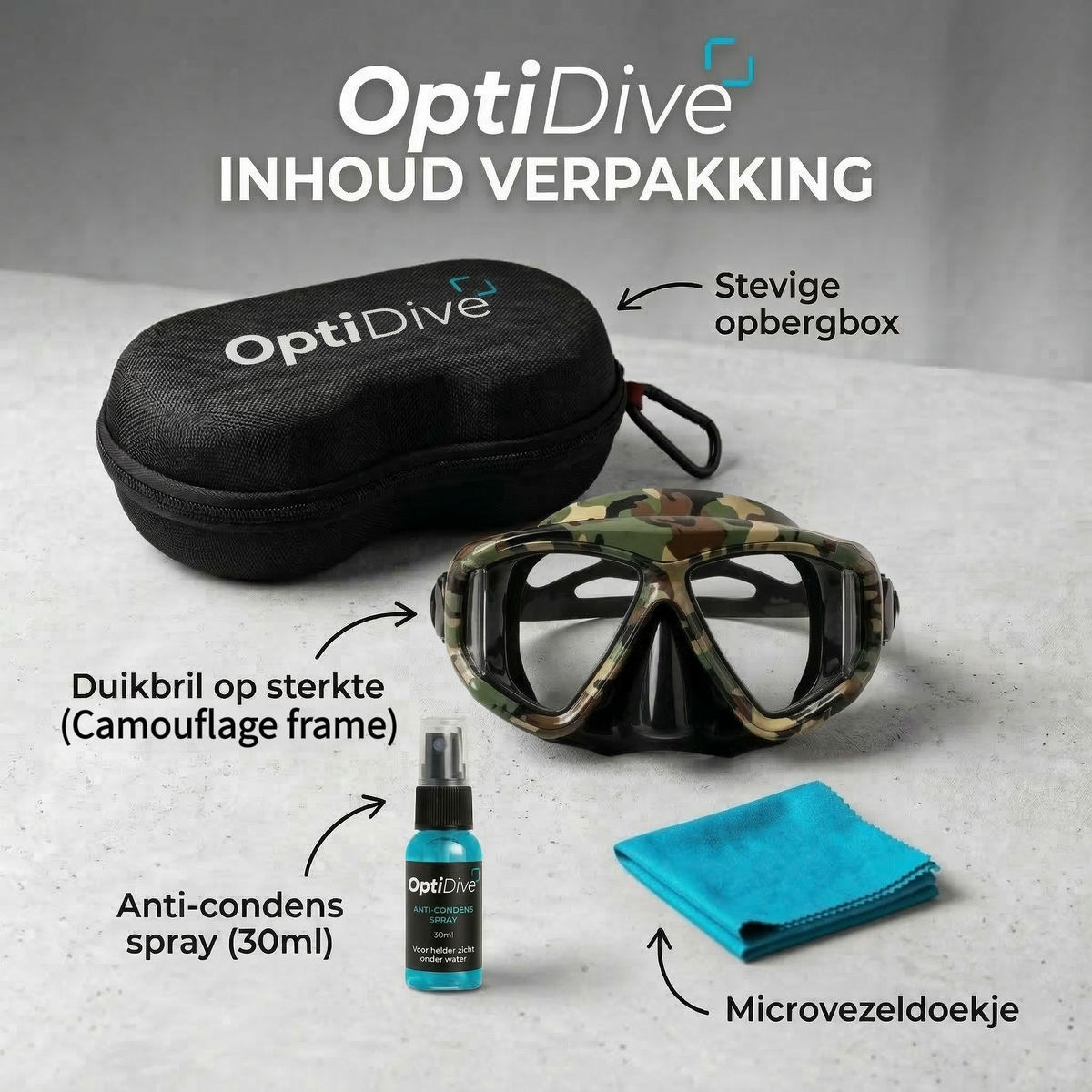 Snorkelbril op Sterkte Camouflage