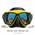 Snorkelbril op Sterkte Geel — Extra productfoto (2/4) — op sterkte, snorkel- en duikmaskers — Optidive