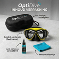 Snorkelbril op Sterkte Geel — Overzichtsbeeld (4/4) — op sterkte, snorkel- en duikmaskers — Optidive